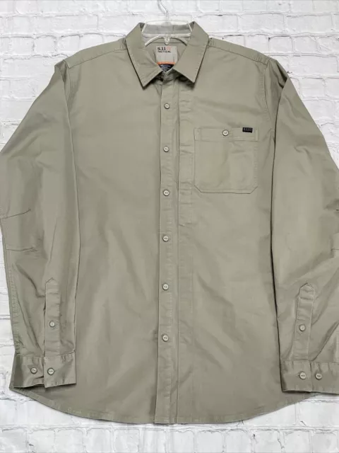 5.11 Tactical Legend Shirt Long Sleeve Button Snaps Men’s Medium RAPIDraw