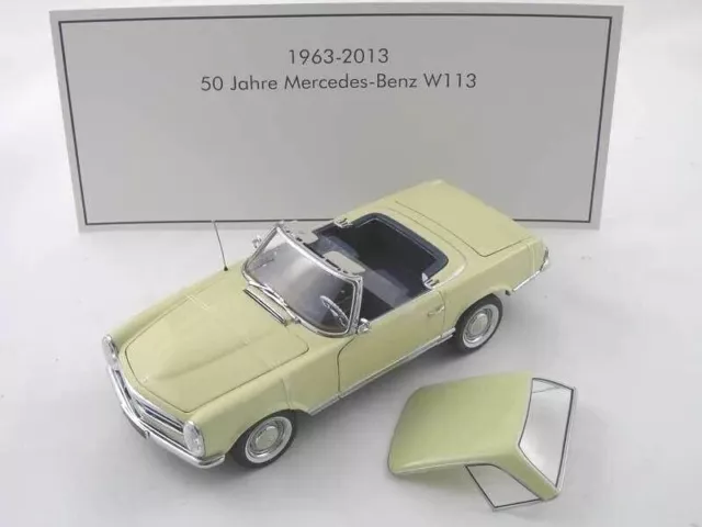 Norev Mercedes-Benz 1:18 230SL W113 1963-1967 Cream Beige Limited Edition 183504