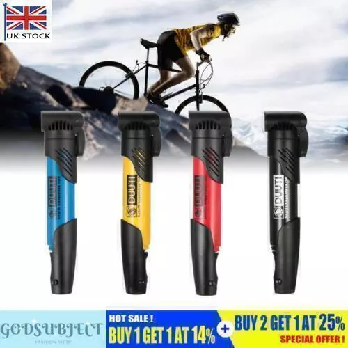 Inflator Mini Bicycle Pump Mountain Air Presta Bike Portable Schrader Road Tyre