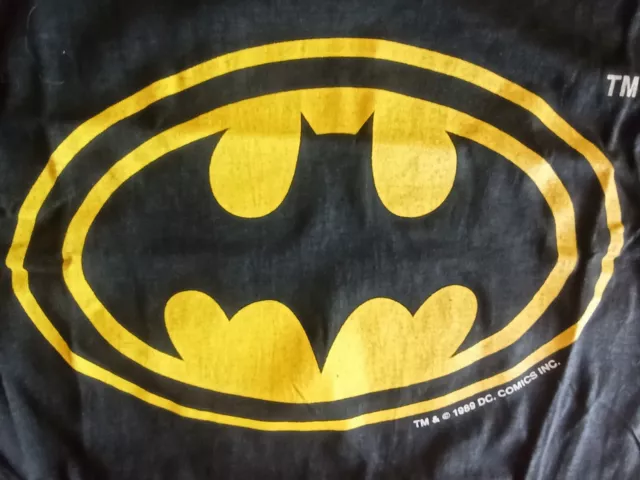 Batman Vintage T Shirt 80S Deadstock 1989 Dc. Comics Inc. Size M Superheroes