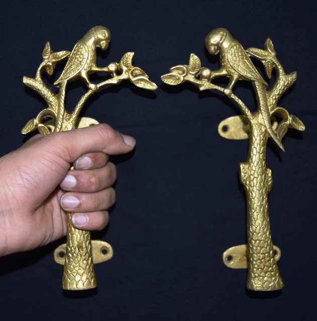 Parrot Door Handle Brass Victorian Style Cupboard Almirah Door Handle MG23