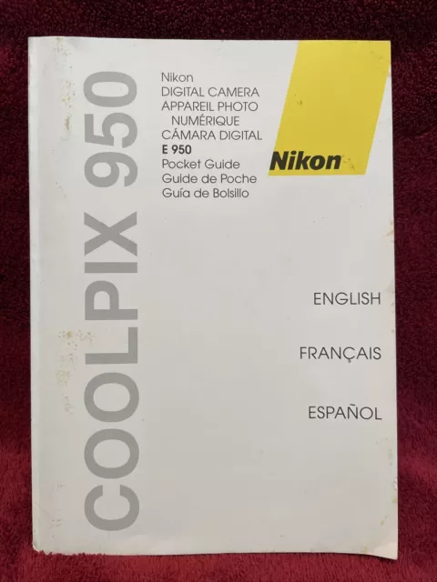 Nikon Coolpix 950 manuale utente fotocamera
