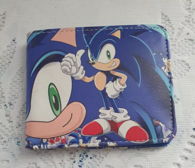 Sonic The Hedgehog Bifold Wallet Boys Girls Wallets