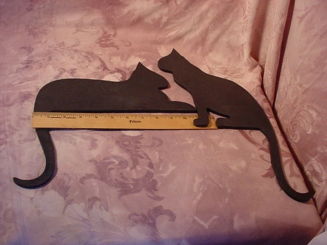 Black Door Frame Corner Cats Sam Young 2 Piece Lot