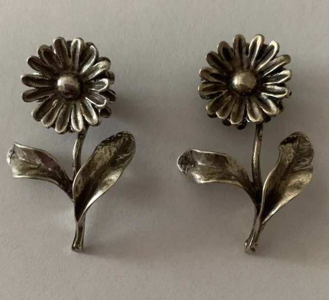 Set n. 2 Margherite Microfusione Argento 100% BOMBONIERA