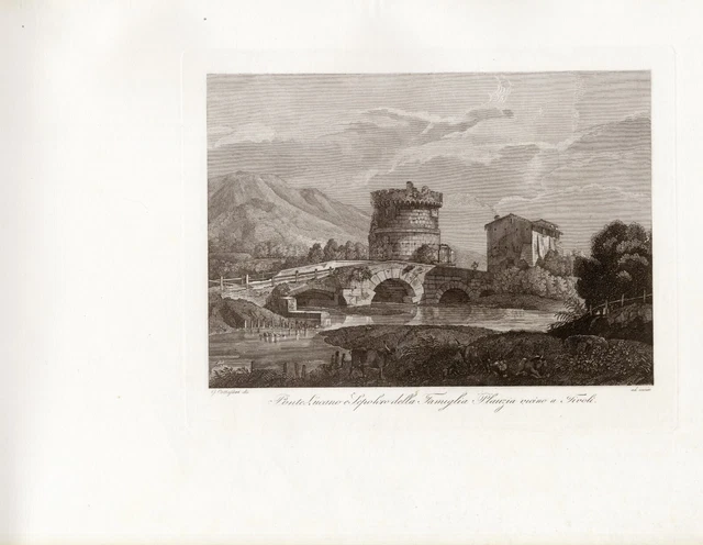 IL COLOSSEO , di COTTAFAVI , grande incisione, 1843 EUR 27,49 - IT