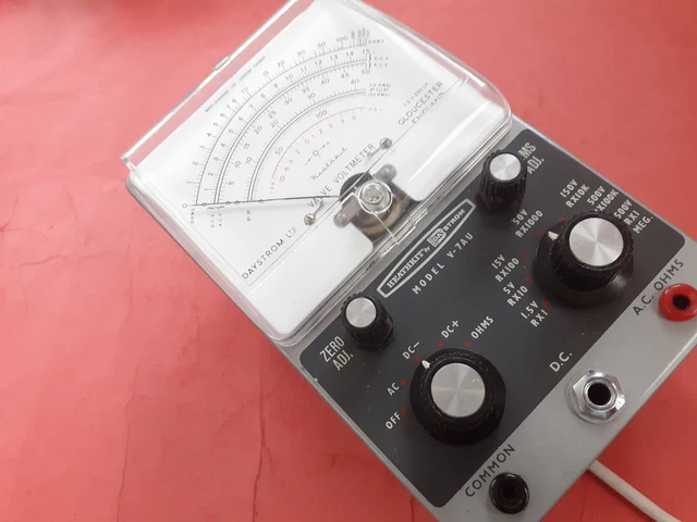 Heathkit V-7AU Valve Voltmeter ~ Untested ~ For parts or not working