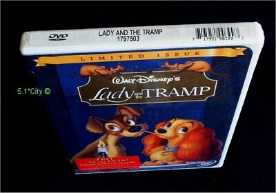 Walt Disney's Lady And The Tramp (#1) Authentic! Limited Issue DVD New Sealed
