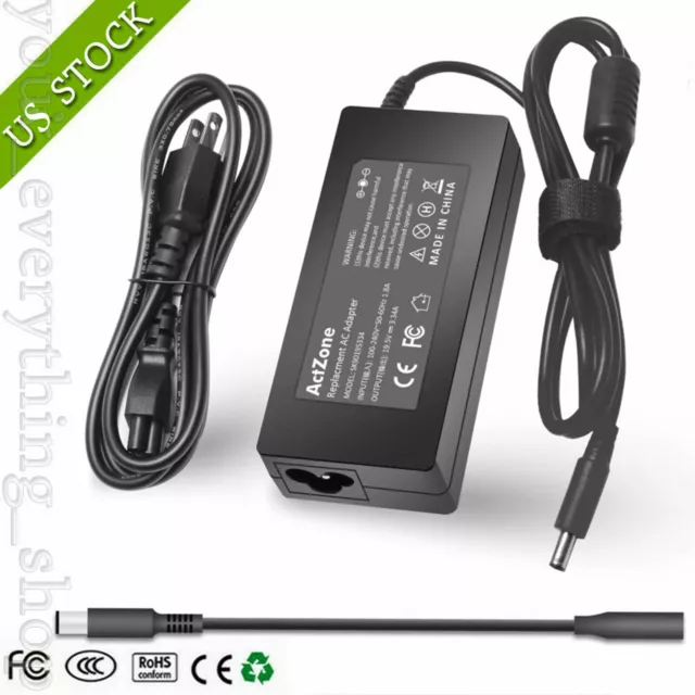 For DELL Inspiron 13 14 15 Laptop Charger 65W Slim AC Power Adapter LA65NS2-01