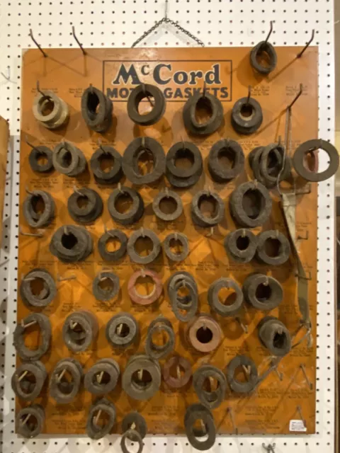 Mccord Motor Gaskets Advertising Auto Parts Sign Display