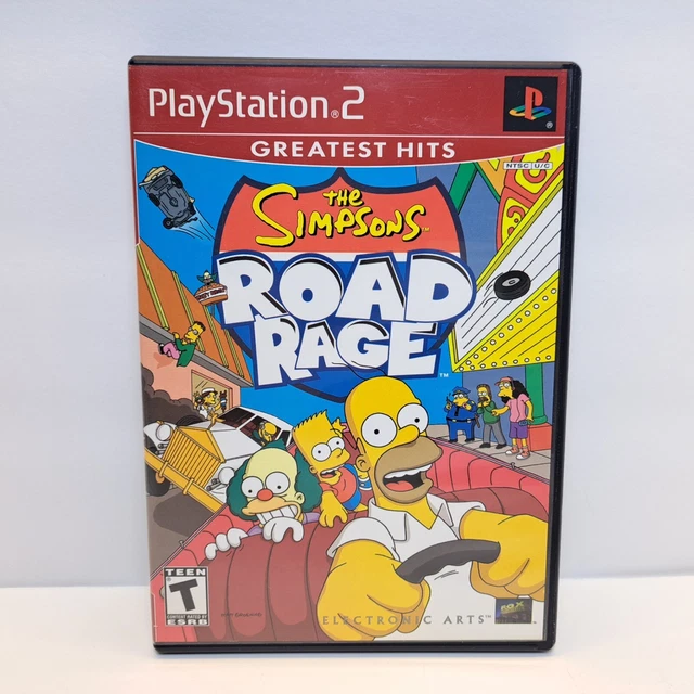 THE SIMPSONS ROAD Rage [Greatest Hits] (PlayStation 2) Cib completo con ...