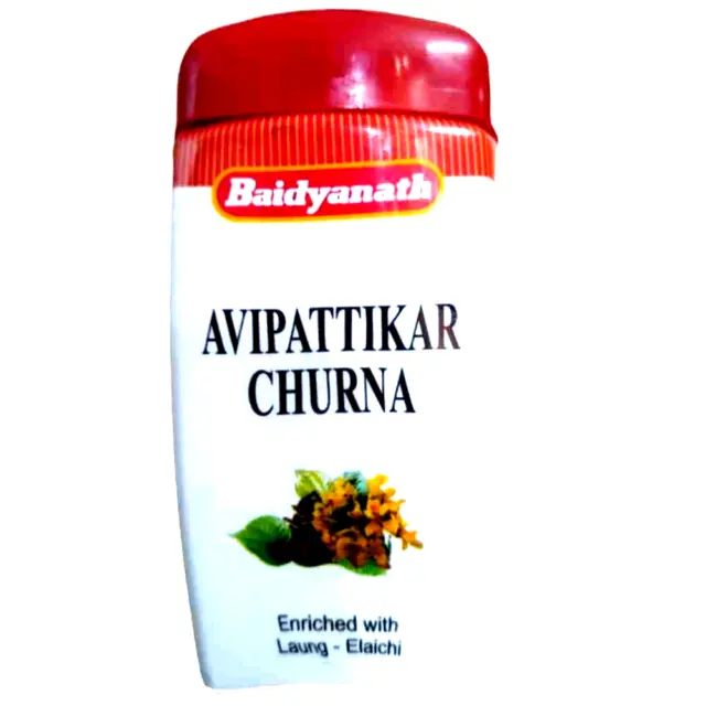 100% Natural Baidyanath Ayurveda Avipattikar Churna 120g Acidity Constipation