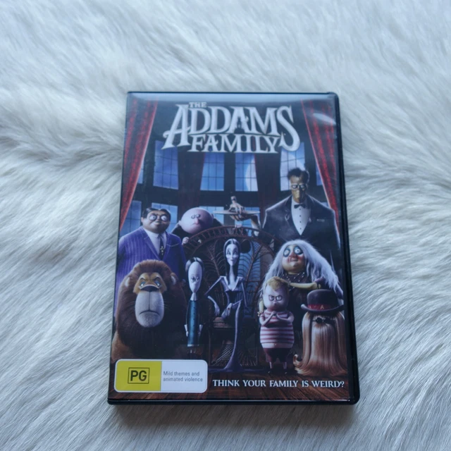 THE ADDAMS FAMILY Dvd Animated Movie Animated Comedy Dvd Addams Family