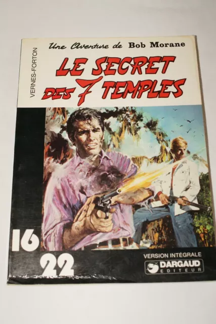 Une Aventure De Bob Morane Le Secret Des 7 Temples Vernes Forton 16/22 Bd