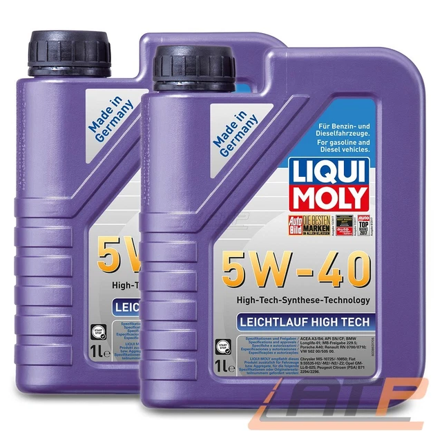 Kit Filtri E Olio Motore 5W-40 Per Auto - Filtro Olio, Aria, Carburante E Abitacolo SCT + Olio LM High Tech
