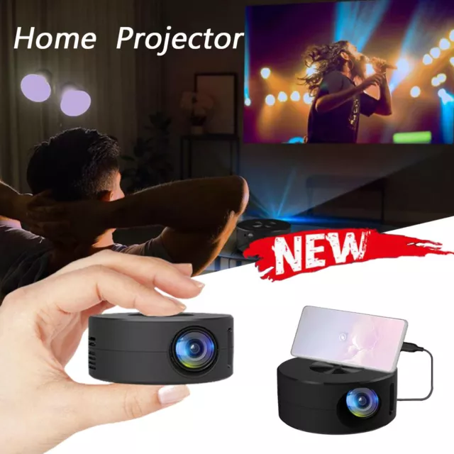 5V Mini Projector LED HD 1080P Home Cinema Home Theater LCD Projector Portable