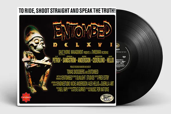 Entombed 'To Ride, Shoot Straight and Speak The Truth' Black Vinyl -NEW & SEALED
