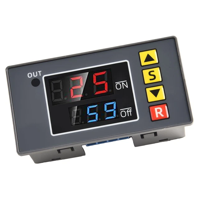Switch Module With Timer 12V DC PROGRAMMABLE Timer Switch Module with LED Display for Light ...