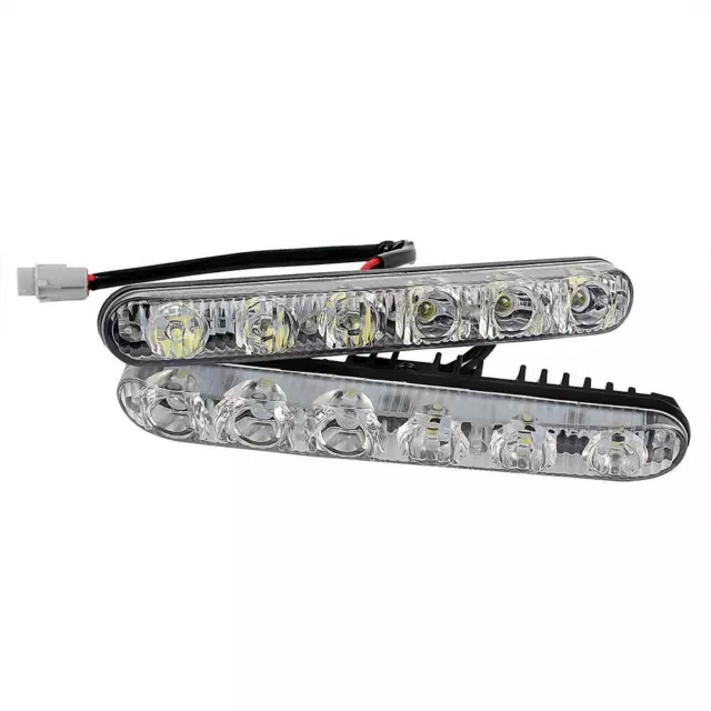 KIT 2X6 LED Luci di marcia diurna per autovetture Super Bright DRL DC 12V LED 2