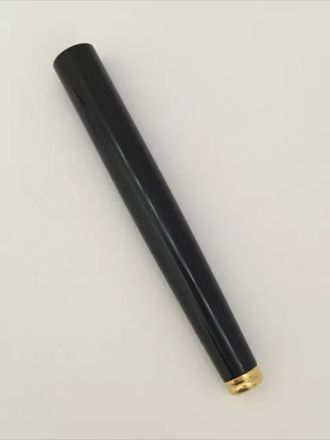 Vintage Waterman Maestro Black Gold Trim Fountain Pen Barrel-France-Used Part.