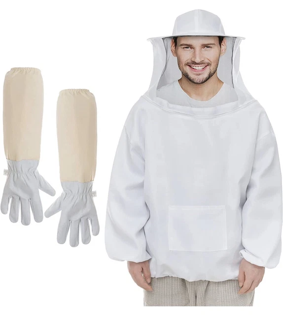 Professional Bee Suit for Men Women XL Beekeeping Suit Beekeeper with Gloves