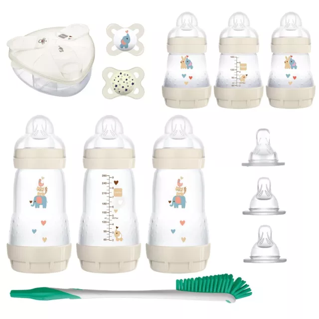 Baby’s First Gift Set, 0+ Months 5oz & 9oz Anti-Colic Bottles Self-Sterilization