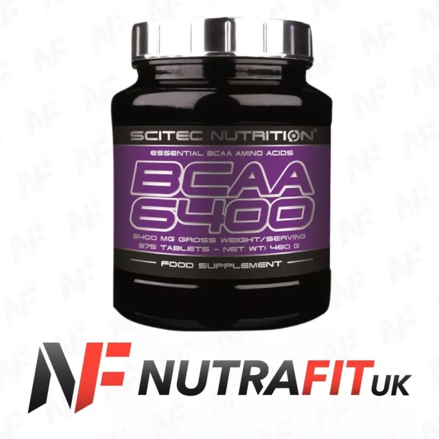 SCITEC NUTRITION BCAA 6400 branched chain amino acids tablets 3