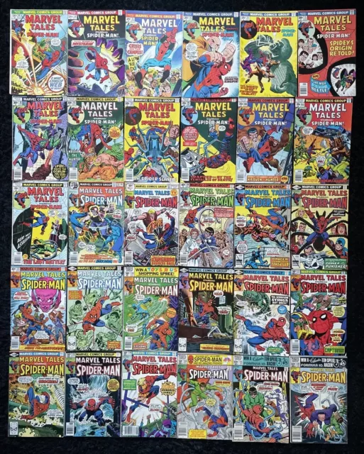 Marvel Tales #44-136 Bronze Age Comics (Lot of 30) Kingpin Spider-Man Punisher