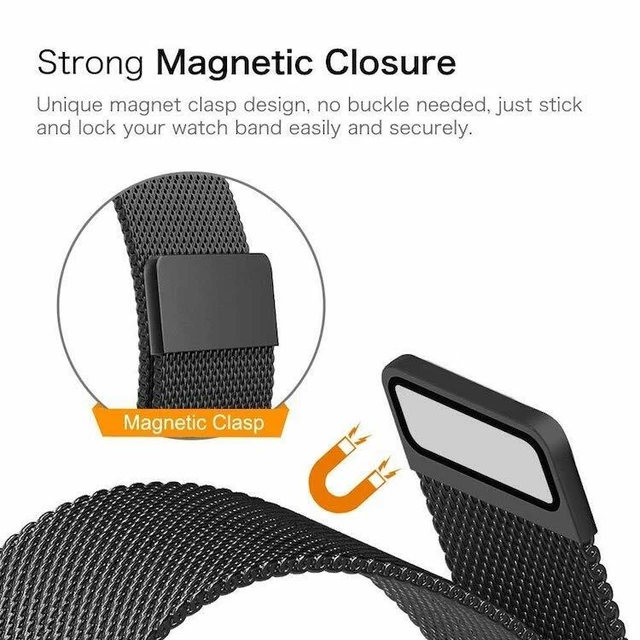 Armband Apple Watch Milanaise Edelstahl Serie 2 3 4 5 6 SE 38 40 42 44 Milanese 11