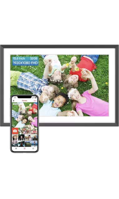 ARZOPA Digital Picture Frame 15.6" Large WiFi Digital Electronic Photo Frame
