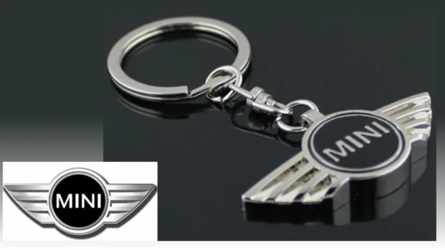 MINI car Logo Hatch Countryman Convertiable Clubman Metal Key Ring +  Gift Pouch