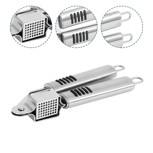 Prensa de ajo acero inoxidable práctico exprimidor de ajo gadget de cocina para el hogar