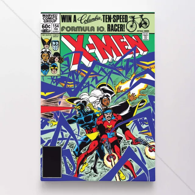 Uncanny X-Men Poster Canvas Vol 1 #154 Xmen Marvel Comic Book Art Print