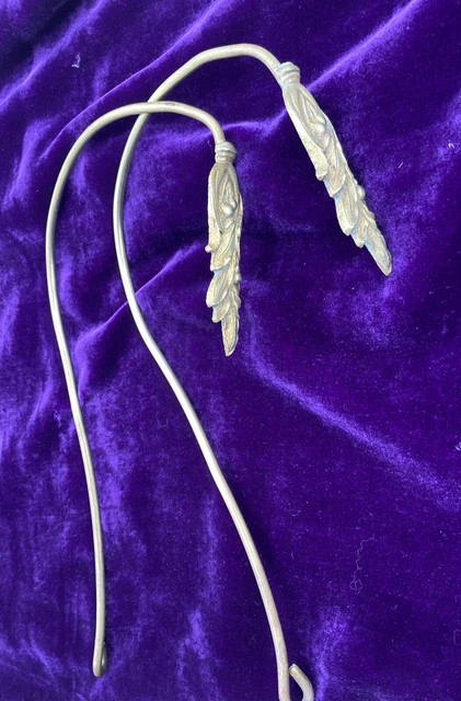 A pair Of Simple and Stylish Beautiful Antique Brass Curtain Tie Backs