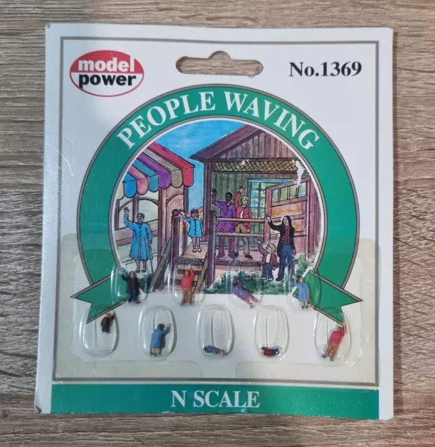 Model Power 1369 People Waving Figures N Scale