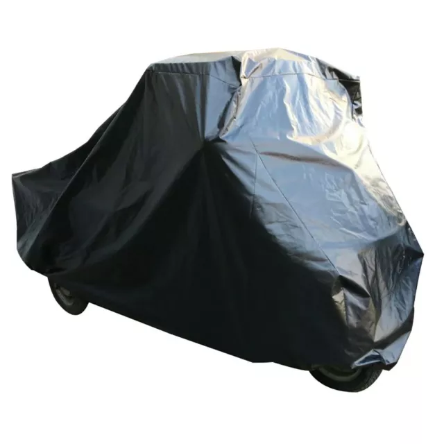Abdeckplane schwarz für Piaggio APE 50 Garage Outdoor lange Pritsche