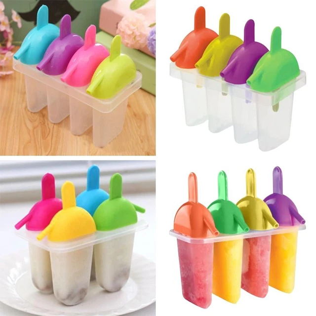 Herramientas de suplemento para bebé helado helado helado en el tallo forma cubitos de hielo helado