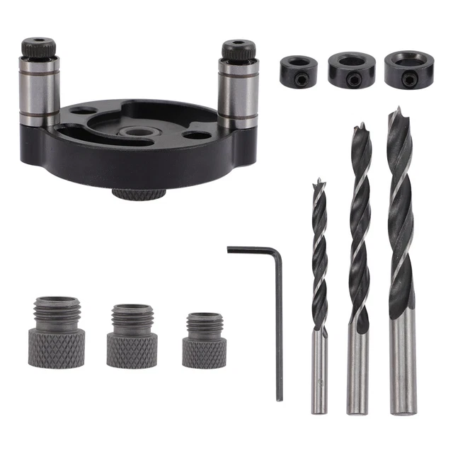 Self Centering Drill Bit Tool Step Drill Bits Dowling Jig Cone Drilling Set