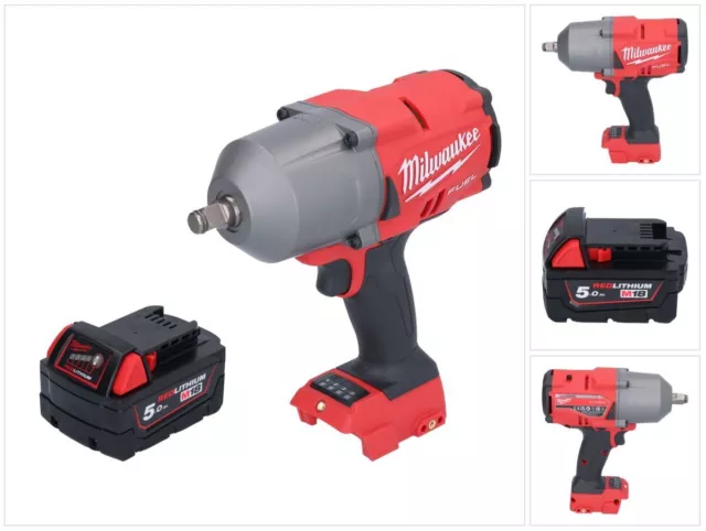 Milwaukee M18 FHIWF12-501 Akku Schlagschrauber 18 V 1356 Nm 1/2" + 1x Akku 5 Ah