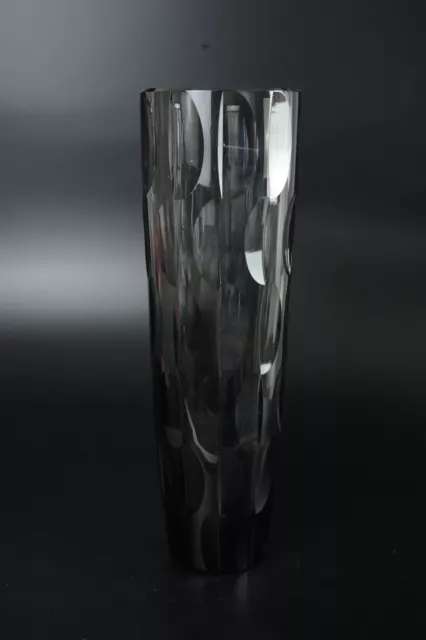 Große XL Kristall Glas Vase WMF um 1960 handgeschliffen