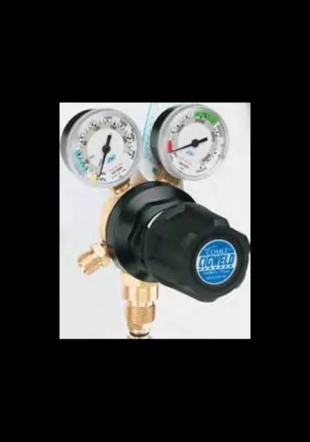 Cigweld Comet Oxy 700 Gas Guard Regulator With Gas Guard Fitted