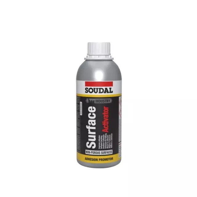 Qty 10 Soudal Surface Activator Non Porous Surfaces 500ml Tin Can 101638