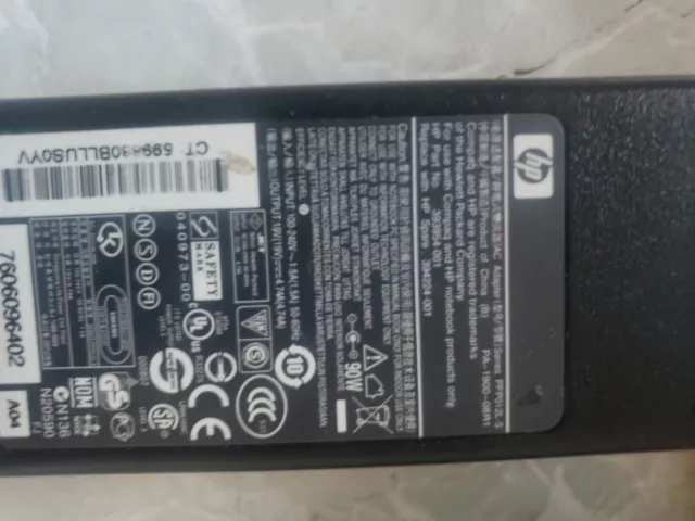 HP 463955-001 90W Laptop Charger