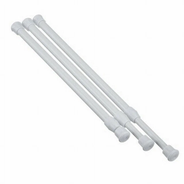 No Drill Installation Easy to Use Spring Loaded Voile Tension Rod for Your Home