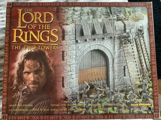 Games Workshop Lord of the Rings Walls of Helms Deep Scenery New Boxed Fortress