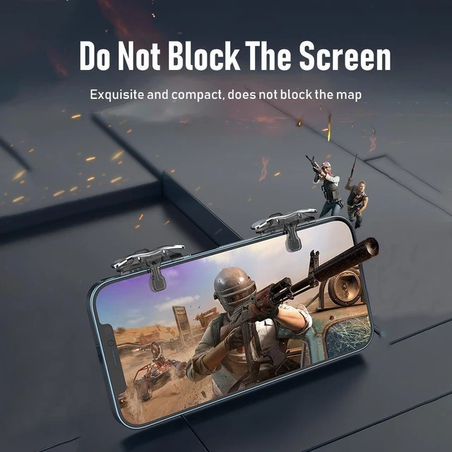 1 PAIR PUBG Mobile Game Trigger Controller Joystick Phone Gamepad Aim ...