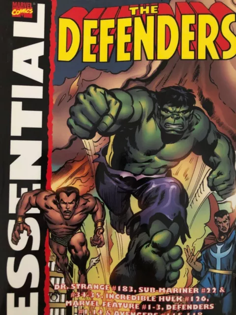 Marvel Comics Essential The Defenders Vol. 1 TPB Trade Paperback Novel