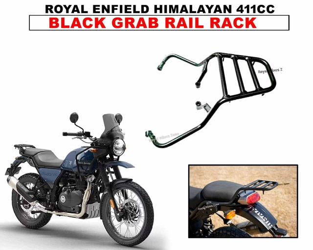 Royal Enfield "Himalayan 411cc" Black "Grab Rail Rack"