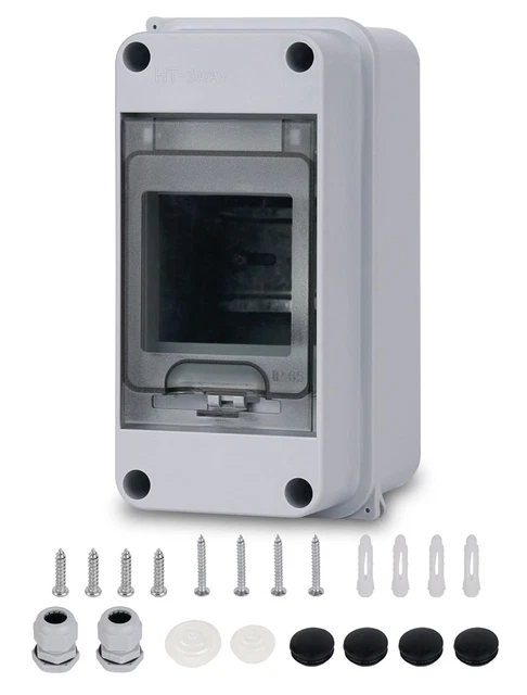 Quadro Elettrico Esterno 8 Moduli – IP65 Impermeabile – Scatola Elettrica Per Esterni, Giardino, Cantieri