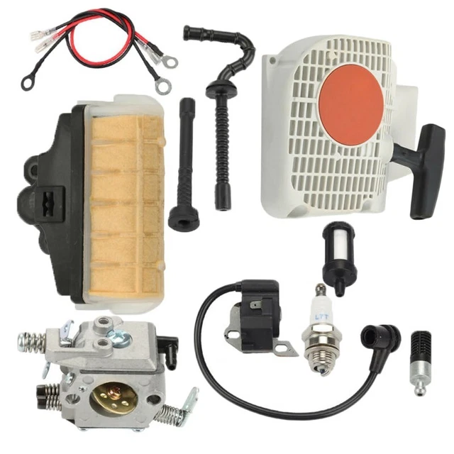 Filtro Aria Carburatore Kit Carburante Tubo Olio Circuito Candela di Accensione